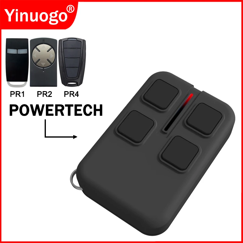 

Compatible With Powertech PR4 PR2 PR1 Gate Remote Control 433.92MHz Rolling Code Powertech Garage Door Remote Control 4 Channel