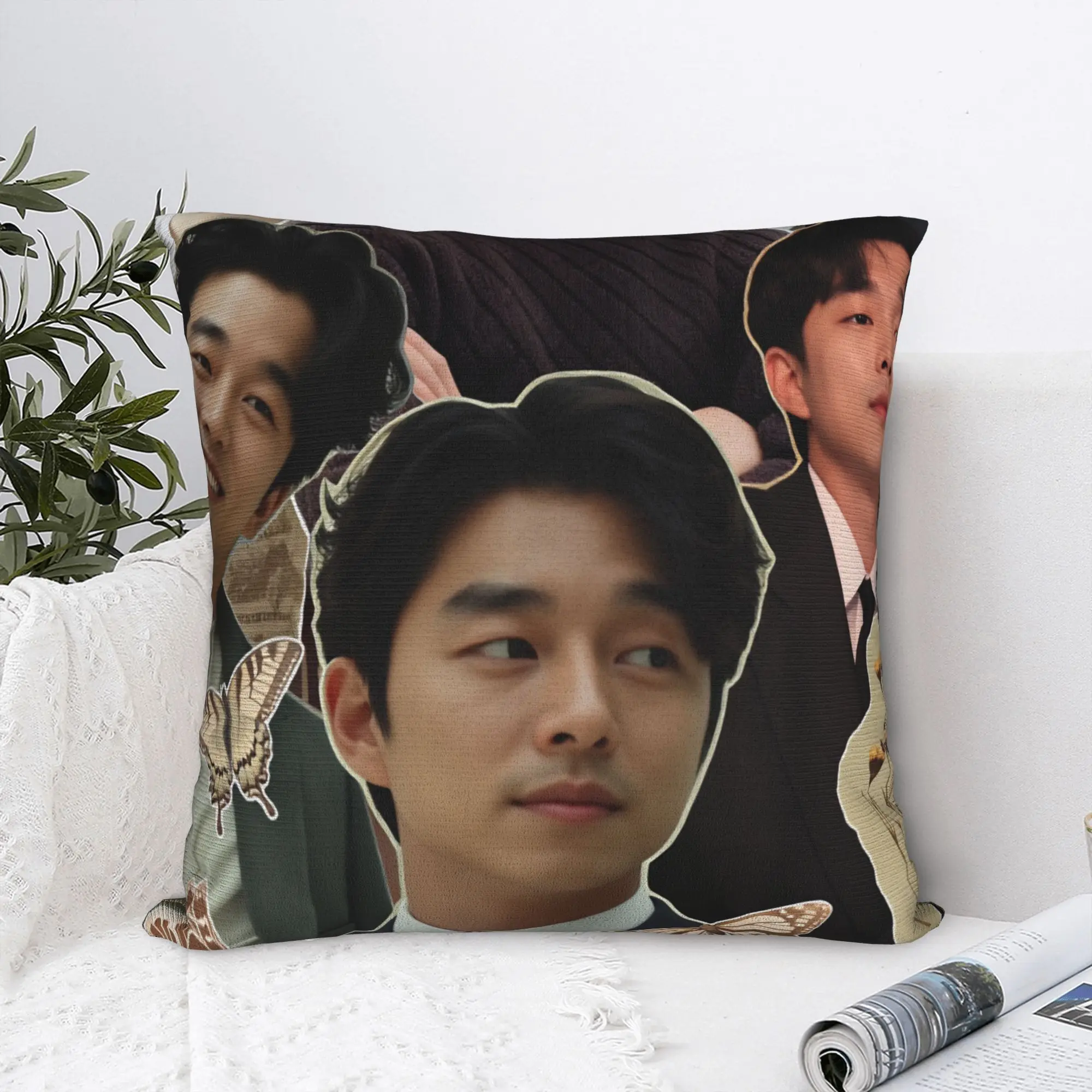 Gong Yoo Pillowcases  Morden Pillow Case For Sofa Bedroom Home Decor Comfy Pillow Cover