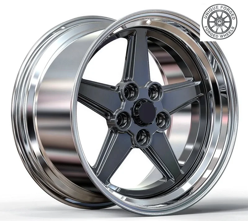 2 Pieces Forged Wheel Rims 15 16 17 18 19 20 21 22 24 Inch  Deep Concave Customize Color Passenger Tire Alloy Wheels