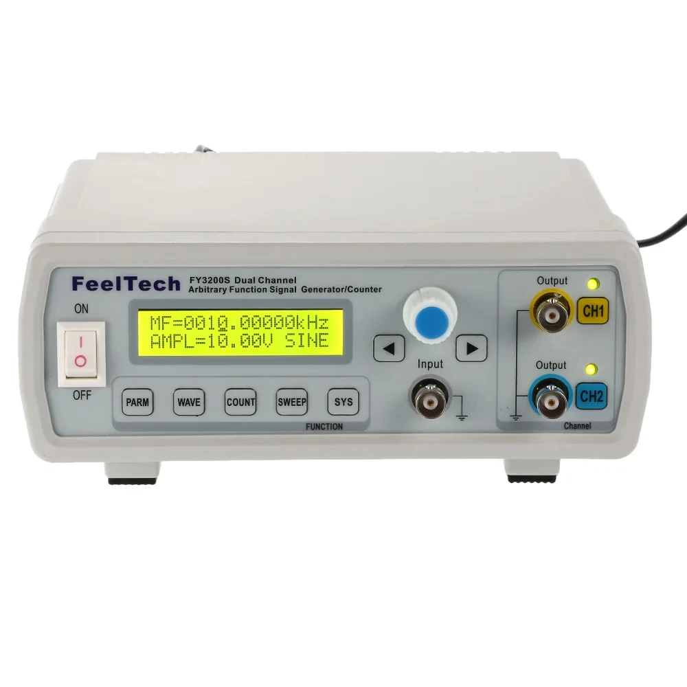 

Digital DDS Dual-channel Function Signal Generator Arbitrary Waveform/Pulse Frequency Meter 12Bits 250MSa/s Sine Wave 24MHz