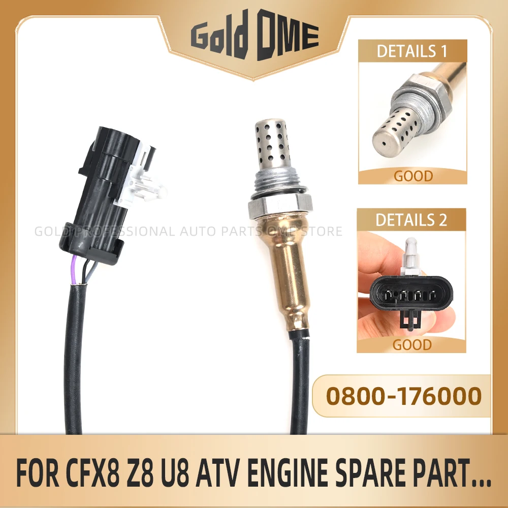 

Oxygen Sensor Wideband O2 Sensors Lambda Probe For CFX8 Z8 U8 ATV engine SPARE 0800-176000 NC250 ZS250GY-3 RX3 250cc motorcycle