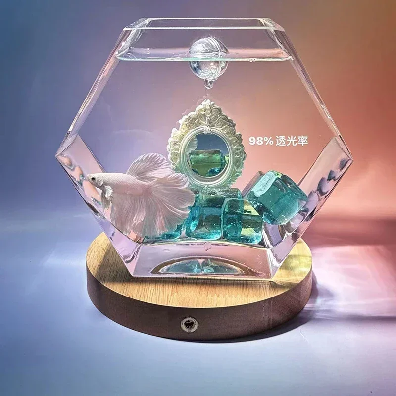 Italian Style Originality Living Room Ornament Aquariums Office Modern Designer Aquariums Simplicity Pet Products Fishbowl