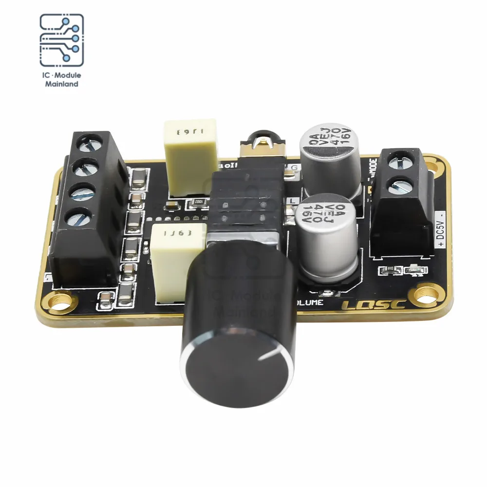 PAM8406 Digital Amplifier Board 5W+5W DC 5V Class D Stereo Audio AMP with Volume Control Sound Board