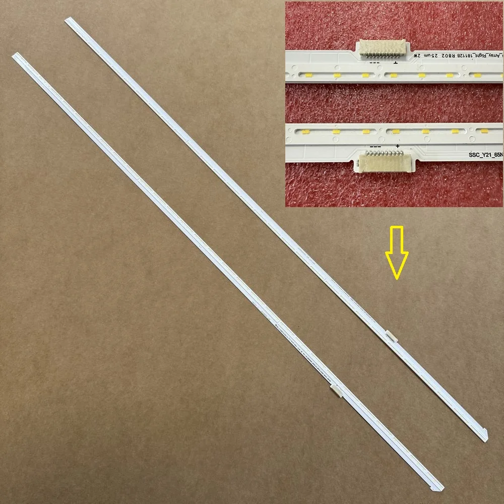 2pcs/set LED Backlight Strip for 65NANO883PB 65NANO863PA 65UK7550 65NANO813PA 65NANO863NA NC650EQG-ABMH5