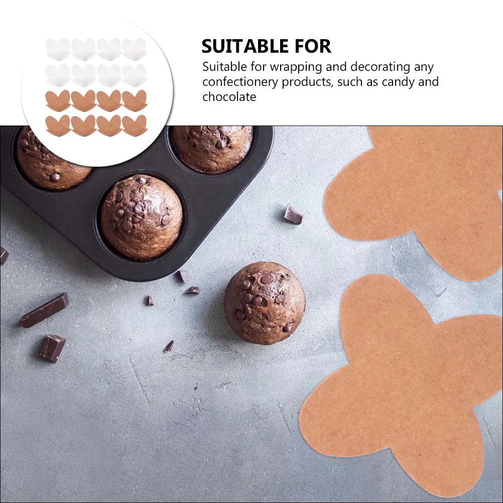 

100 Pcs Packaging Tray Separator Container Gift Box Inserts Kraft Cardboard