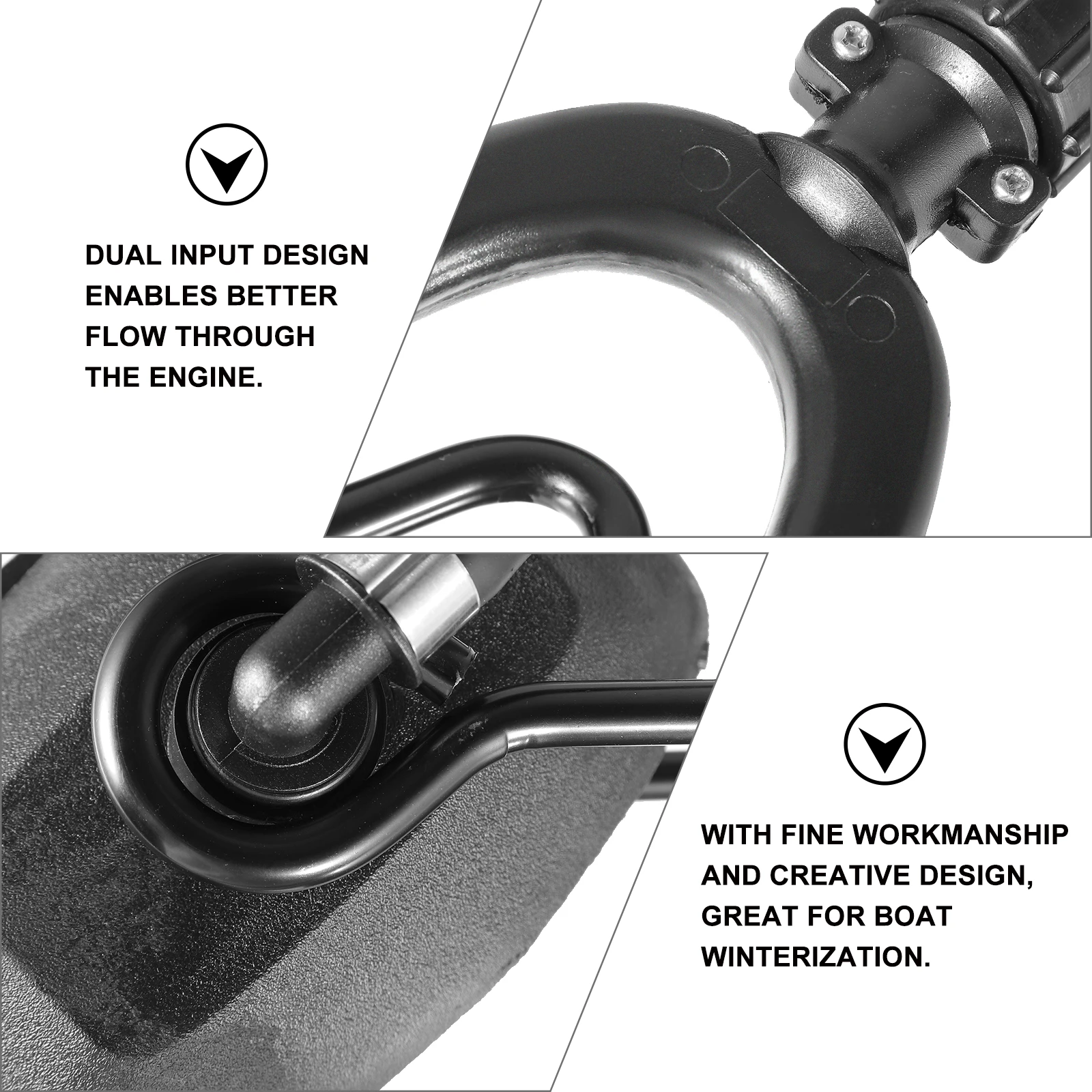 

Dual Outboard Motor Flusher Cleaner Steel Rectangular Cleaning Tool For Boat Compatible With Sterndrives Muff Cup