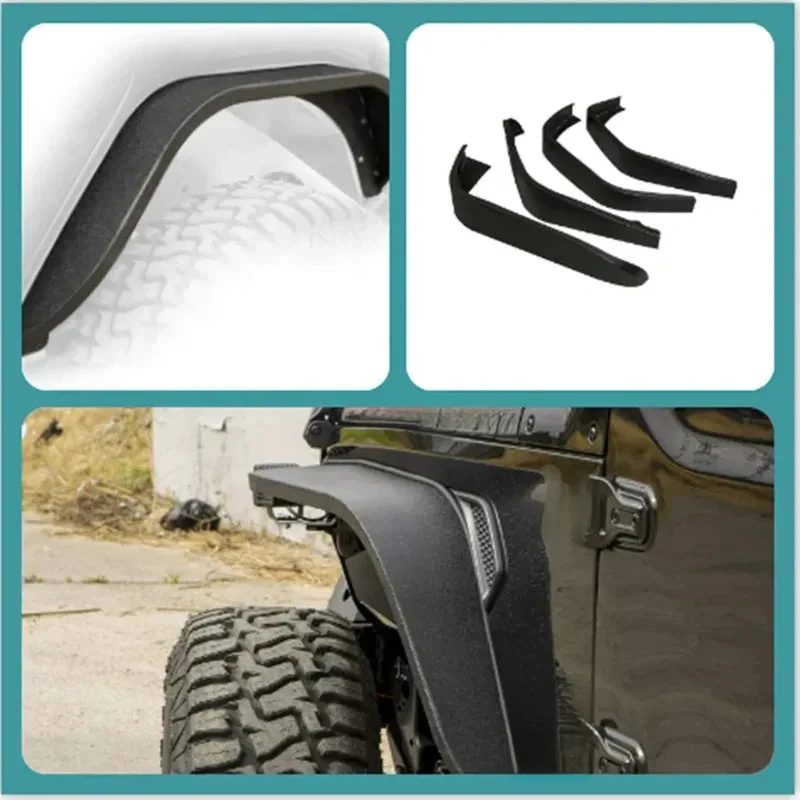 

4x4 Body Kit Accessories — Front & Rear Wide-Body Flares, Mudguards, and Splash Guards (Specifically)