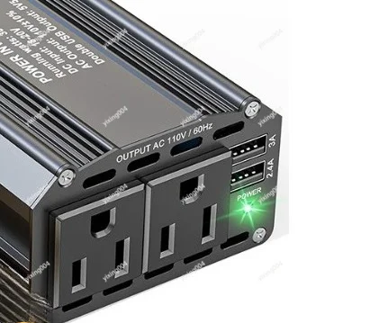 

Portable 300W Battery Inverter DC18V/20V to AC110V Household Electrical Equipment Power Adapter