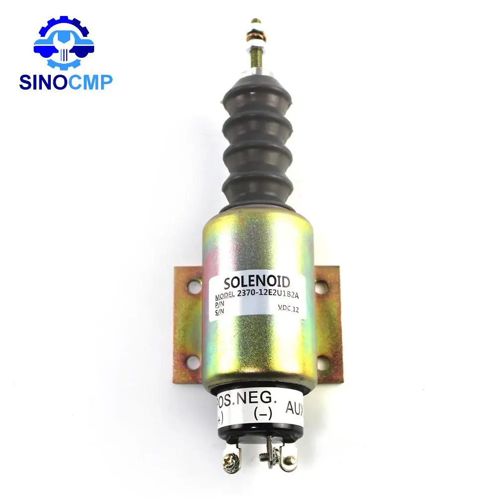 2370-12E2U1B2A SA-3193-12V 2300-1503 12V Válvula solenóide de desligamento para motor diesel Cummins Woodward