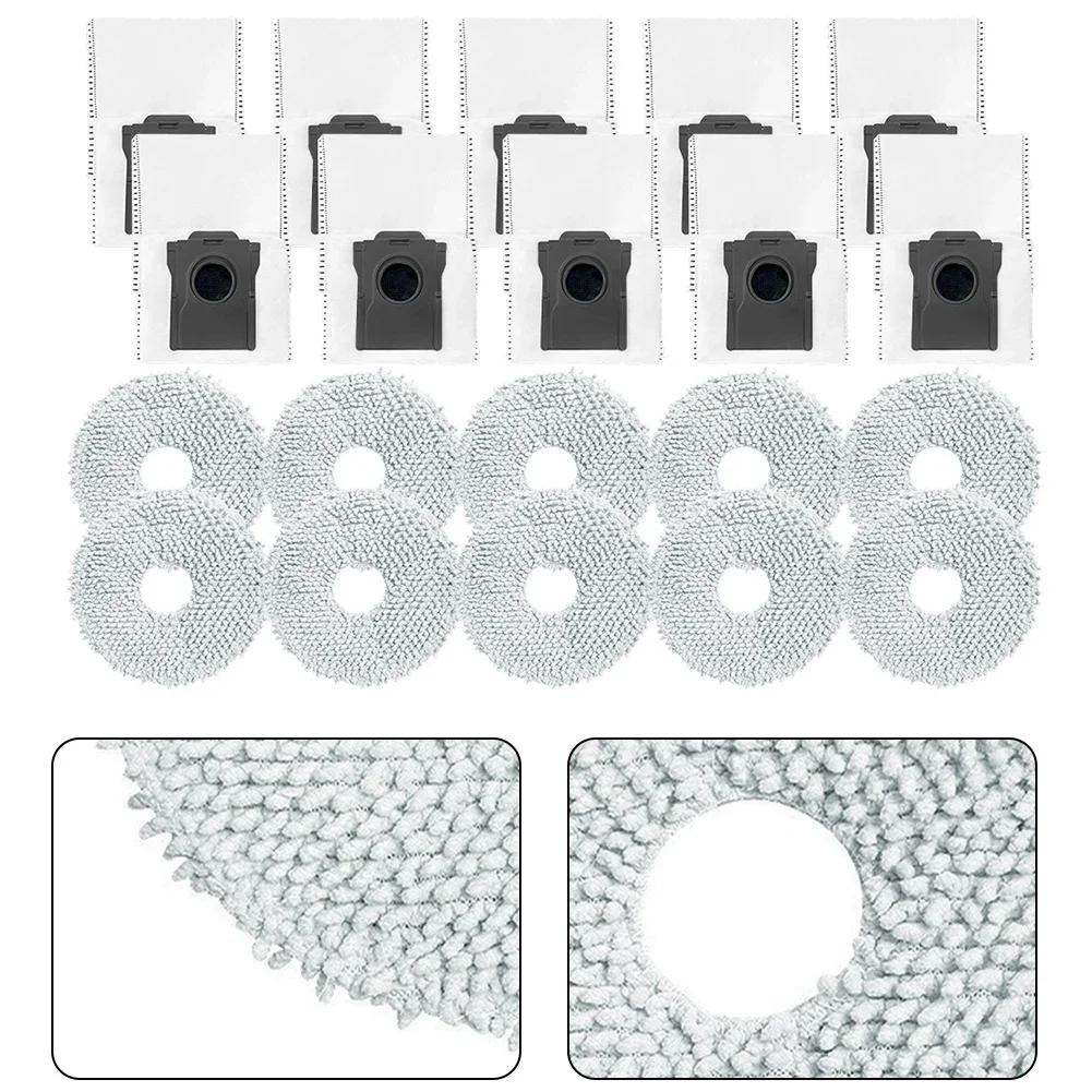 10 Mop Pads And 10 …