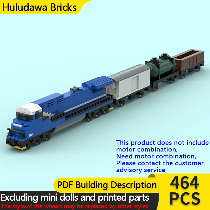 

Модель городской автомобиль MOC, строительные кирпичи, железная дорога GE, грузовой поезд, модульная технология, детские праздничные подарки, сборка игрушек, костюм