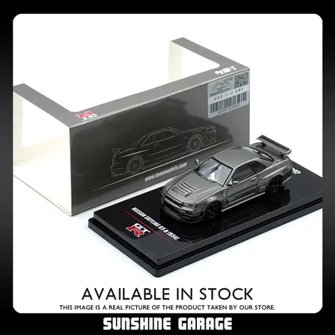 INNO In Stock 1:64 Nissan Skyline GTR R34 R33 400R Car Model Diorama Collection Toys