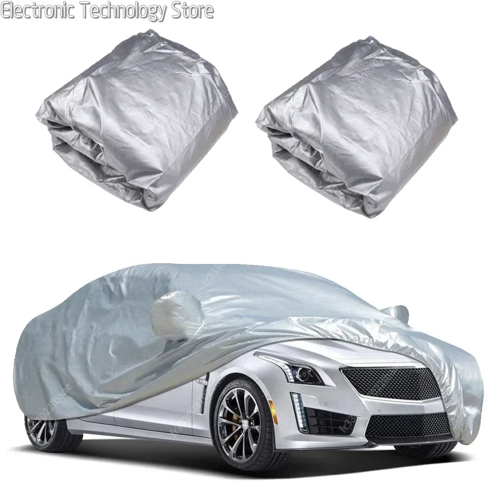 Full Car Cover Car Cover Sun Outdoor Sunscreen Heat Sun UV Protection Dustproof Anti-UV Scratch-Resistant Universal Car Styling