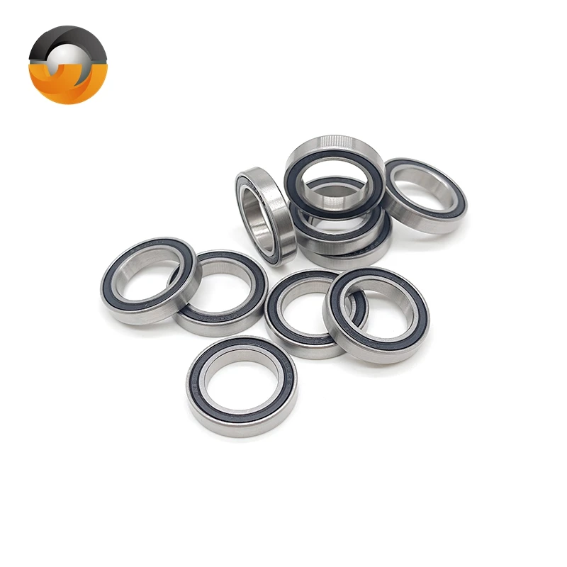 10PCS 6803 2RS Bearing 17x26x5 mm ABEC-7 Metric Thin Section 61803RS 6803 RS Ball Bearings