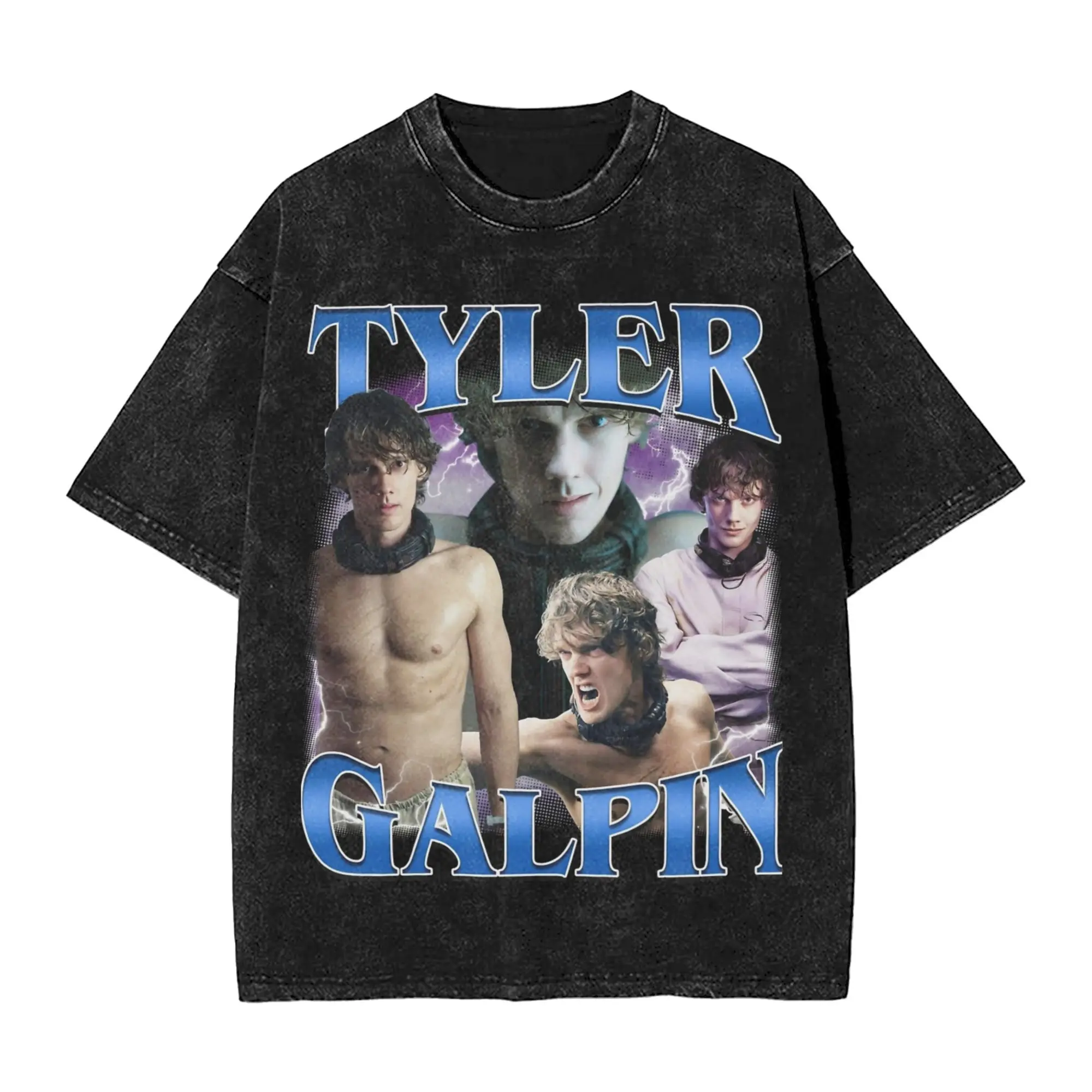 

Винтажная рубашка Tyler Galpin Bootleg в винтажном стиле для мужчин и женщин, футболки из чистого хлопка, футболки