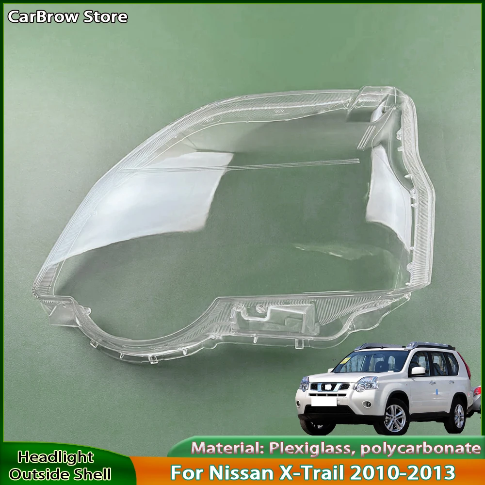 

Transparent Clear Headlamp Housing For Nissan X-Trail 2011 2012 2013 Replacing the Original Headlight Lens Protective Cover