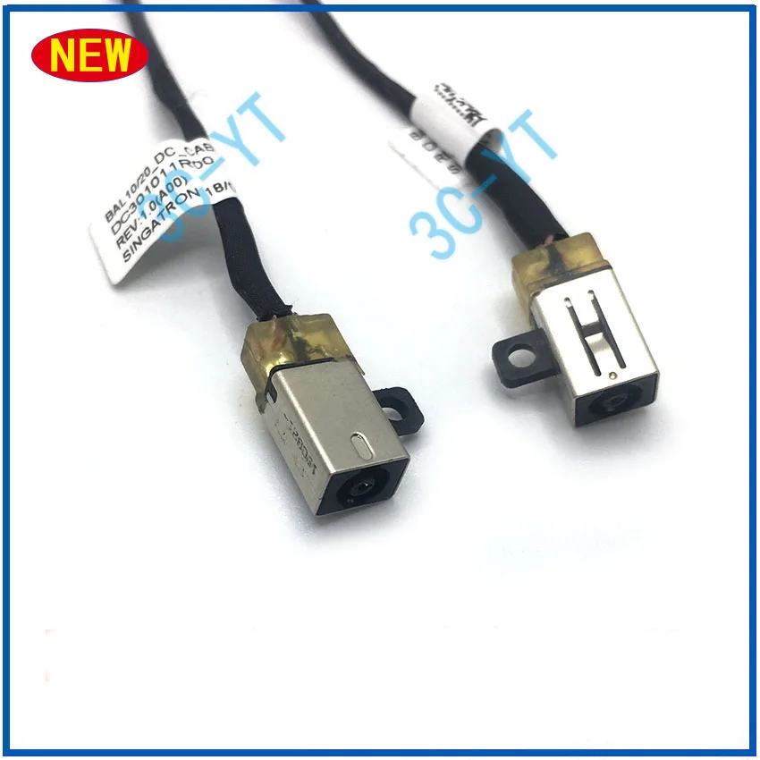 1-10PCS New DC Power Jack Cable For DELL Vostro 3400 3401 3405 3500 3501 3490 3491 Charging Connector DC-IN Cable