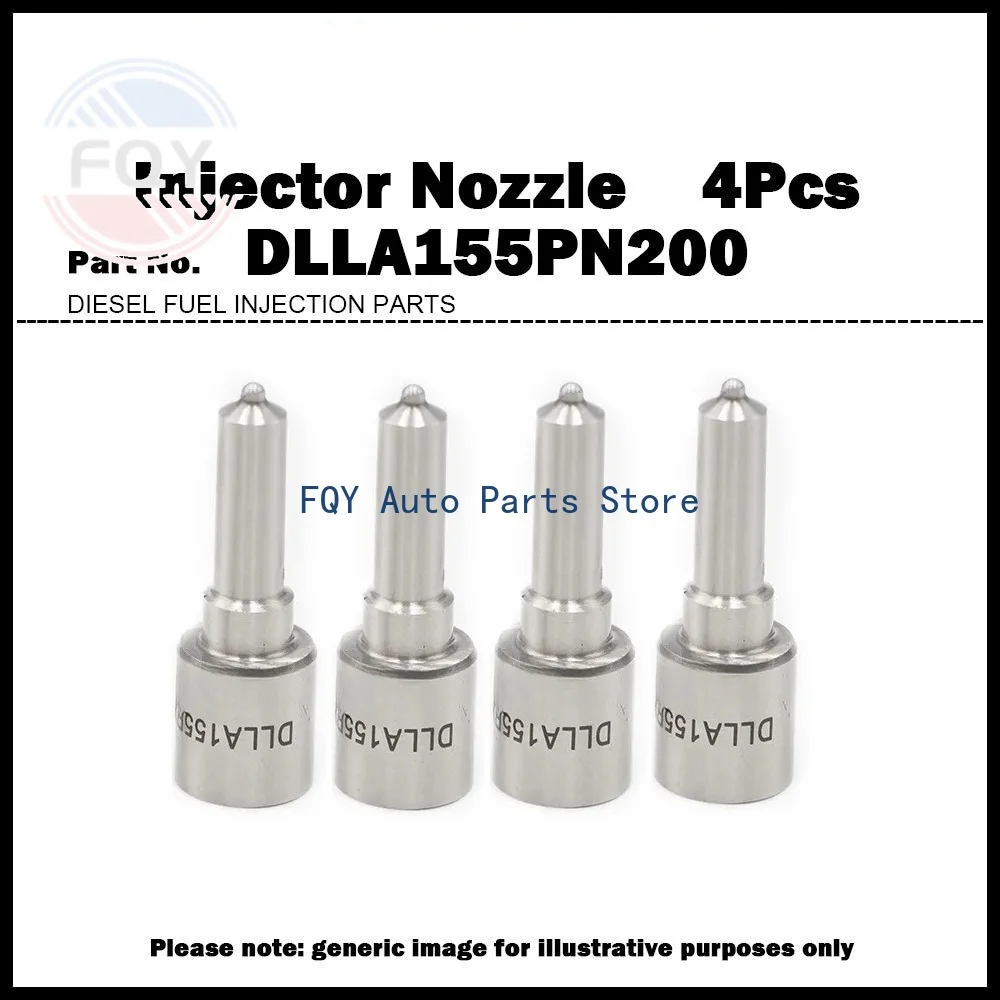 4X Para Kia K3600 3.6L 1993-2002 Bico Injetor de Combustível Diesel de Alta Qualidade NP-DLLA155PN200