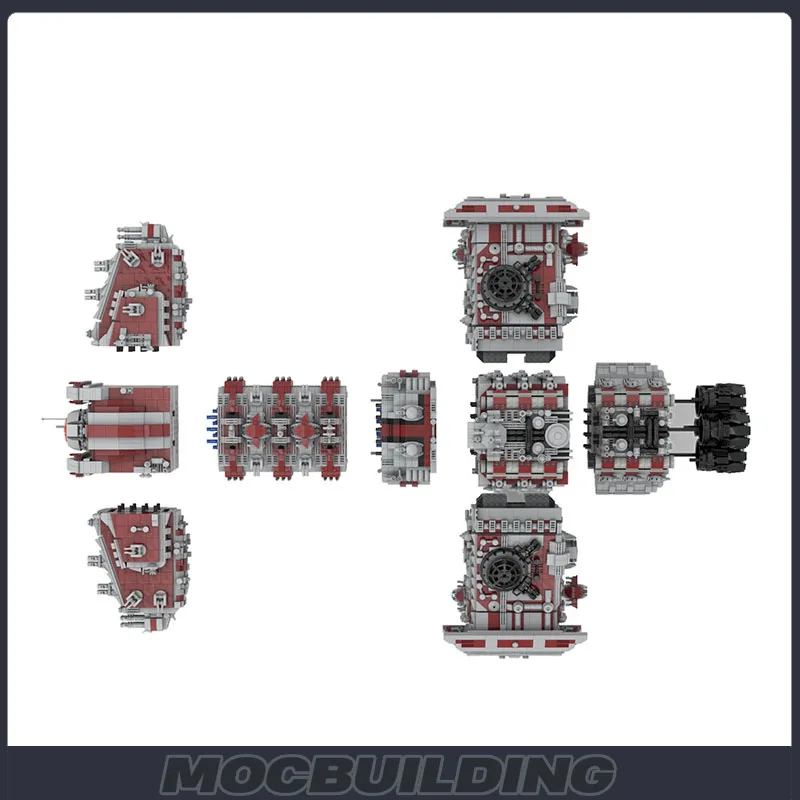 Ultimate Collector Series Battlecruiser MOC Space Model Building Blocks Technology Bricks Collection Toys Gifts