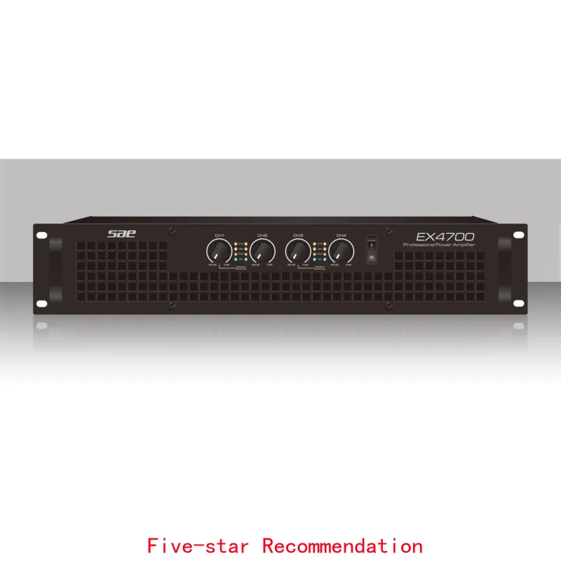 EX4700/EX4900 Versatile 4-Ch Amp, Stereo/Parallel Mode, CH1-CH3 Parallel Switch, Hi-Pass/Lo-Pass, XLR/TRS/SpeakON/Binding Post