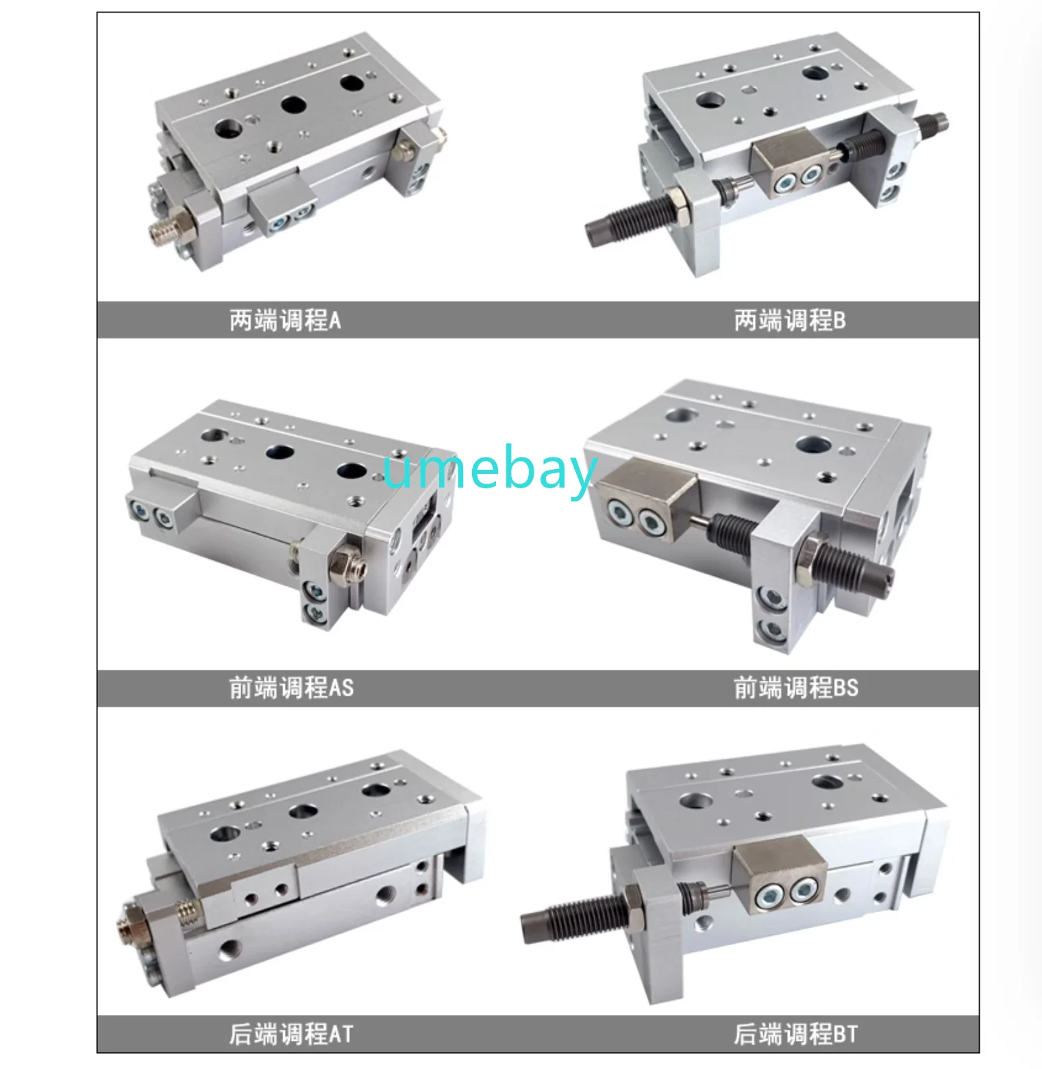 

1PCS / MXS20- BS Cylinder Series : MXS20-10BS MXS20-20BS MXS20-30BS MXS20-40BS MXS20-50BS