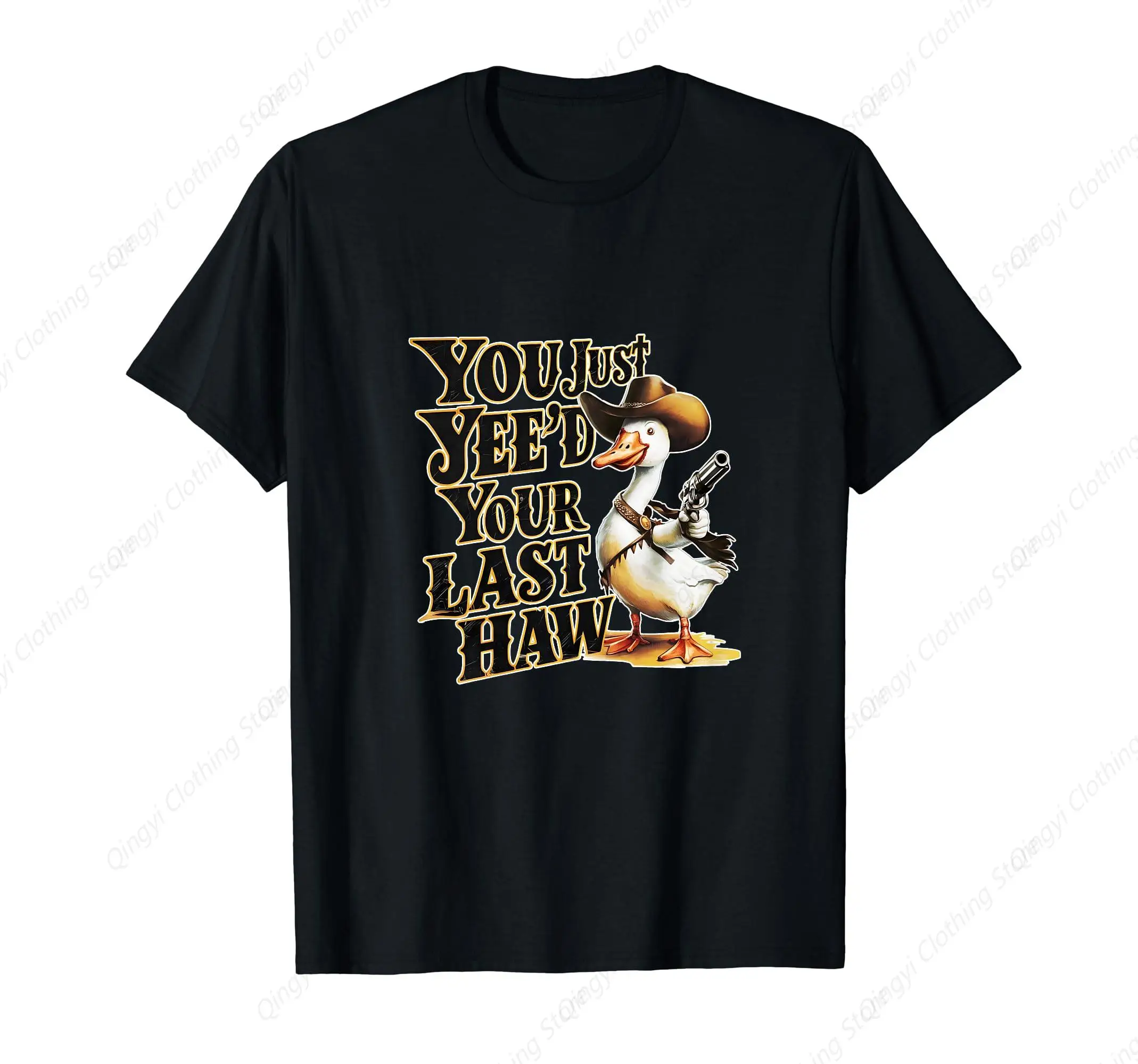 

Футболка с юмором You just ye'd your last haw, забавная мем, цитата