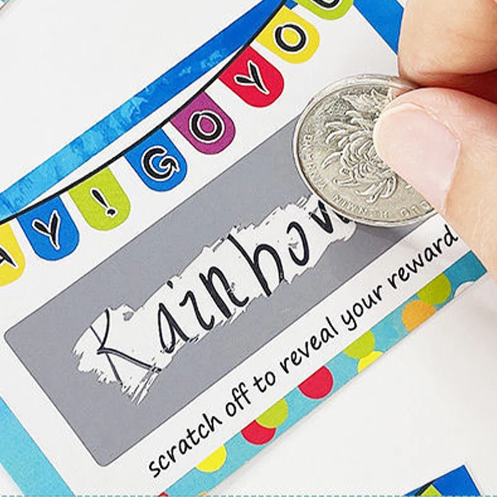 

1 Set Premium EcoFriendly Creative Blessing Scratch Cards Greeting Cards Diy Craft Supplies For Families And Friends
