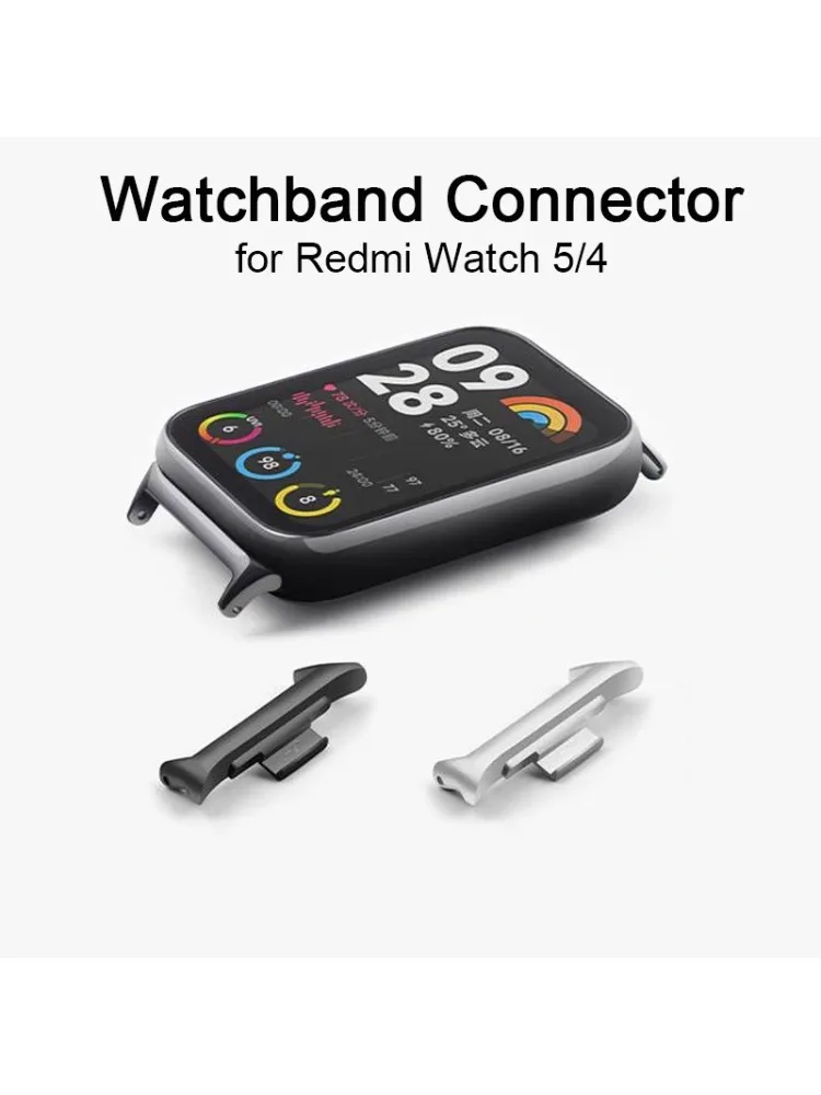 1 paire de connecteur adaptateur rapide de bracelet de montre pour Xiaomi Redmi Watch 5 4 Xiaomi Mi Band 9 8 Pro 20MM 22MM bracelet de montre universel