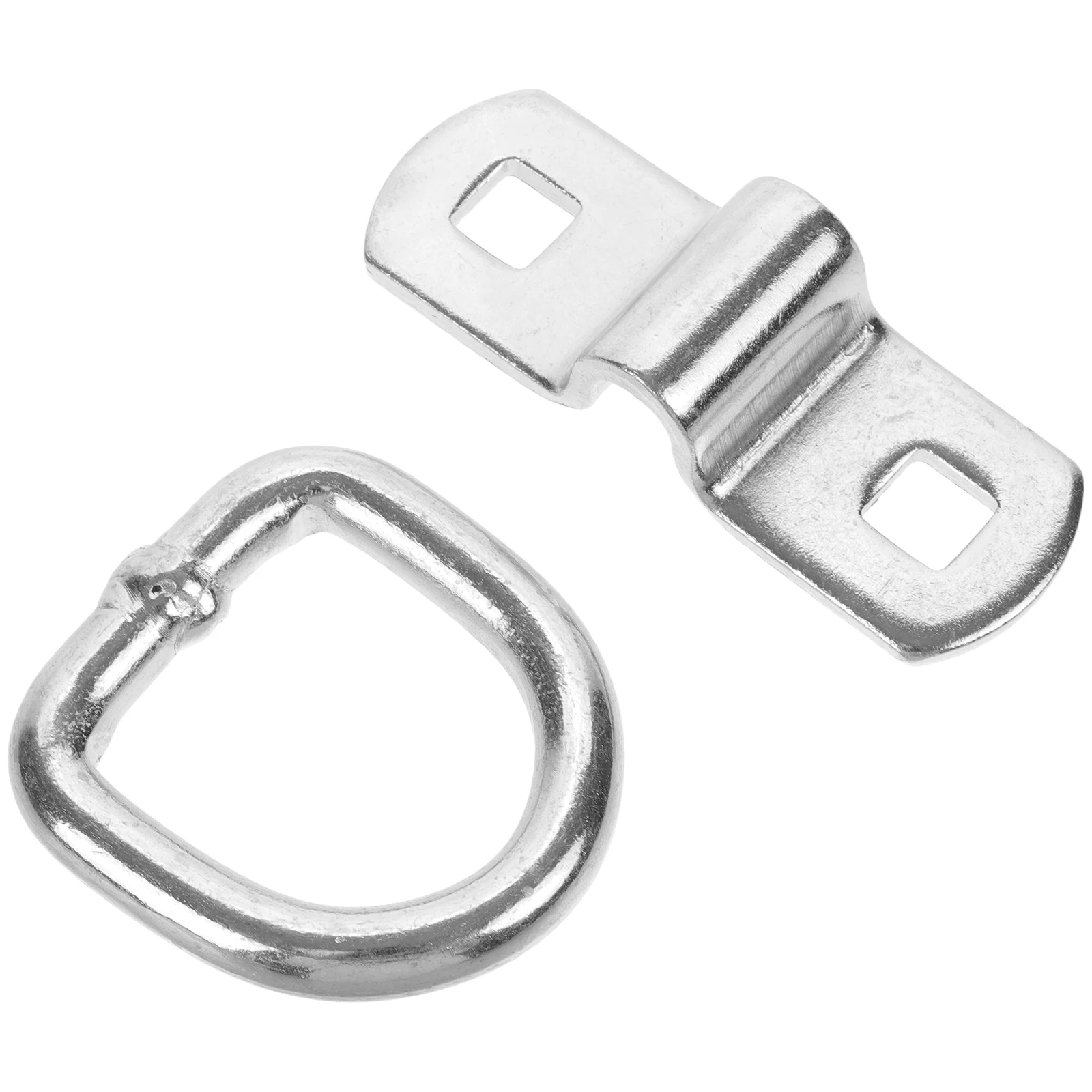 

Heavy Duty Towing Hook Trailer Stabilization Ring Pull Carbon Steel Silver Tow Supply Front Bumper Hook Durable Rustproof Car