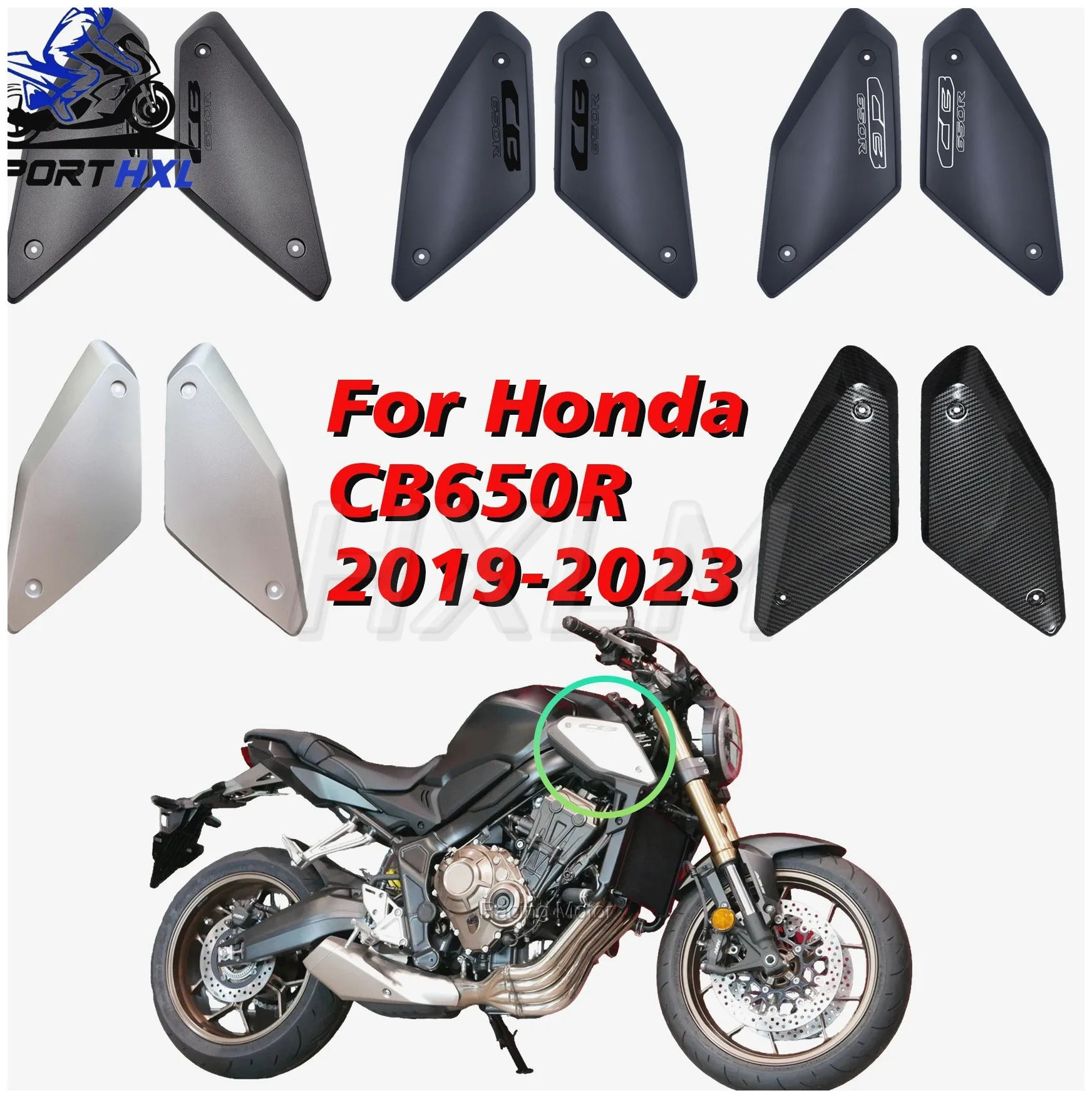 Motorcycle Fairing Body Kit - Tank Frame Front Side Panel Cover Shell Fairing Cowl Accessories For Honda CB650R CB 650 R 650R