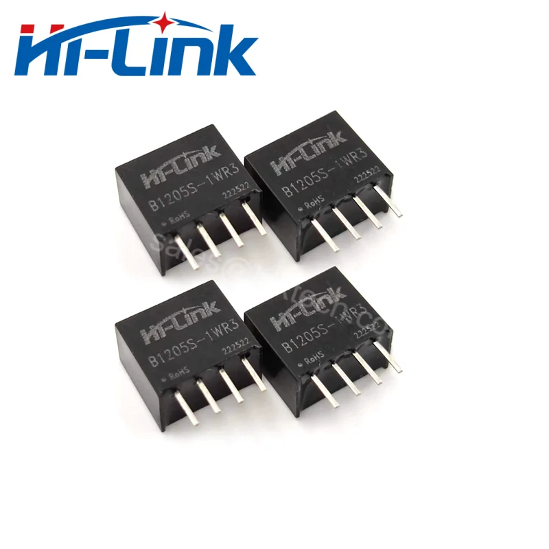 Hilink B1205S-1WR3 12V to 5V 200mA 1W DC DC Isolated Power Supply Module 5pcs/Lot Step Down Convertor Household Intelligent