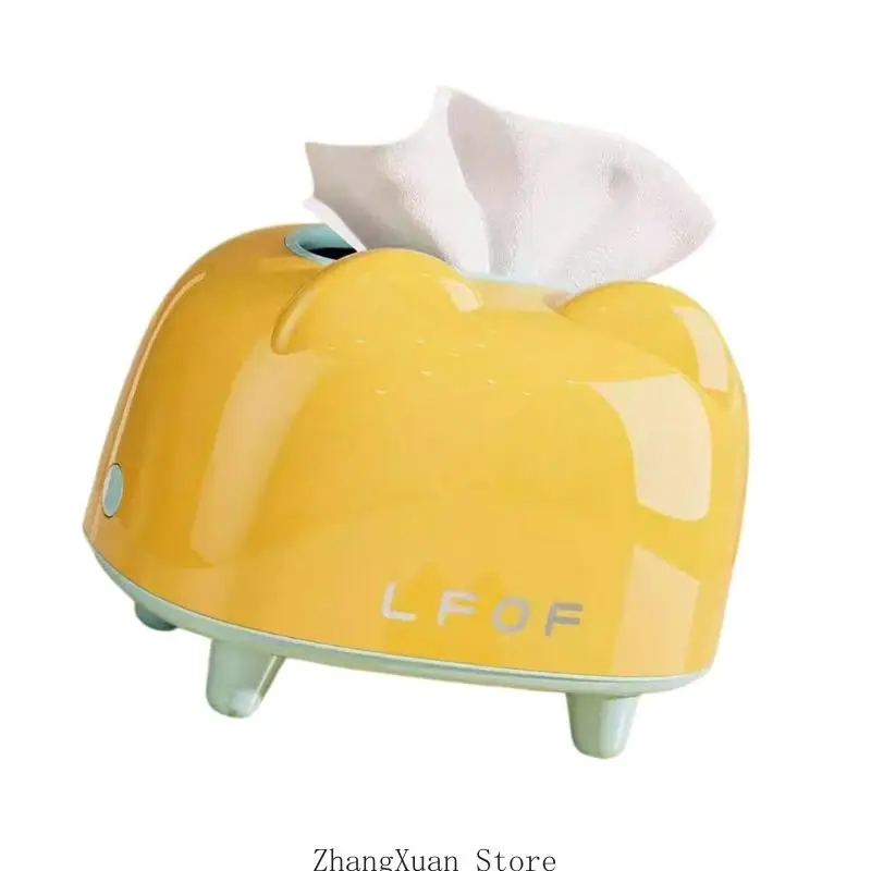 Kunststoff Tissue Dispenser Box Papier Handtuch Lagerung Container Desktop Dekoration 3XUF – Detail 3