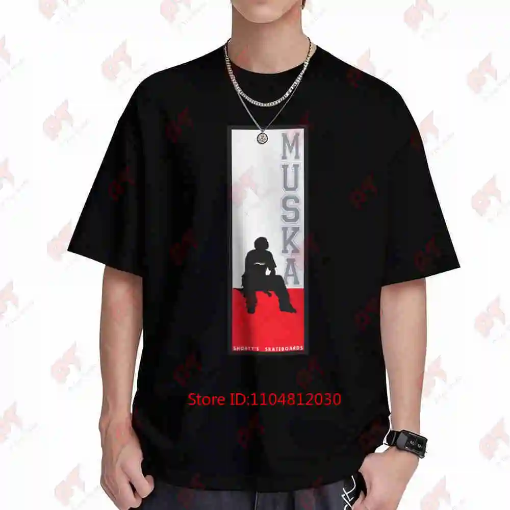Shorty's Muska Board Short Sleeve Tee 100% Cotton T-Shirt