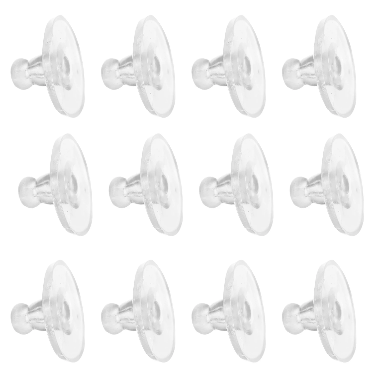 

500pcs Silicone Earring Backs Replacement Lightweight Durable Smooth Pierced Studs Secure Locking Stoppers Jewelry Accessory