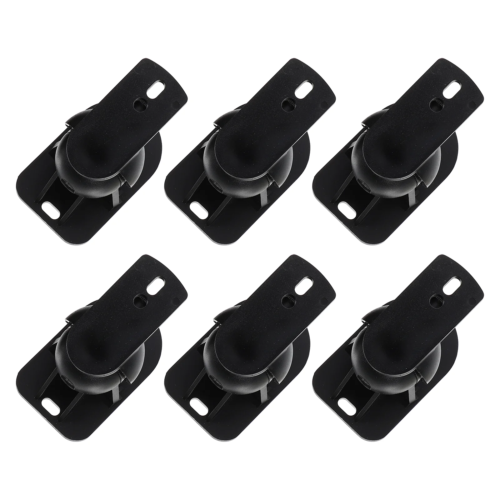 

6 Sets Audio Stand Speaker Wall Bracket for Satellite Mount Brackets Abs Surround Sound