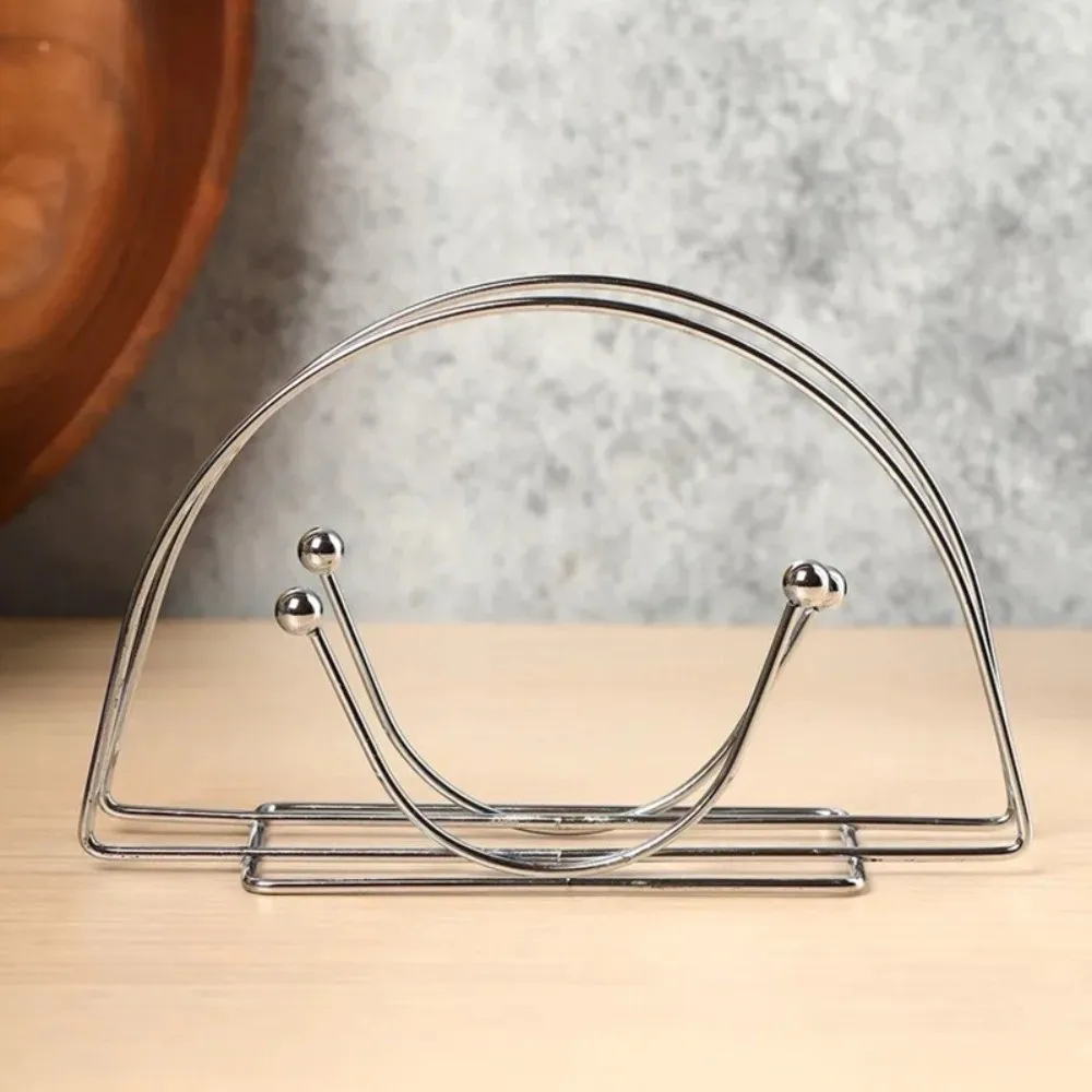 High Quality Ironwork Napkin Holder Metal Convenient Paper Stand Napkin Storage Rack Home Decor