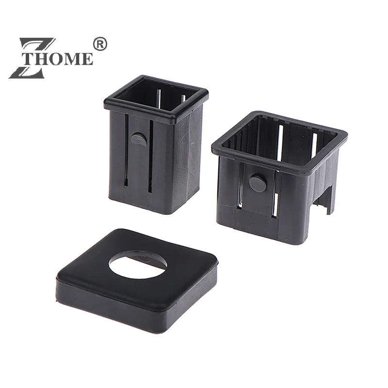 Square Tubing For Cover Tube Durable Chair Glide Insert Finishing Plugs Fitness Equipment Accessories Sliding Sleeve