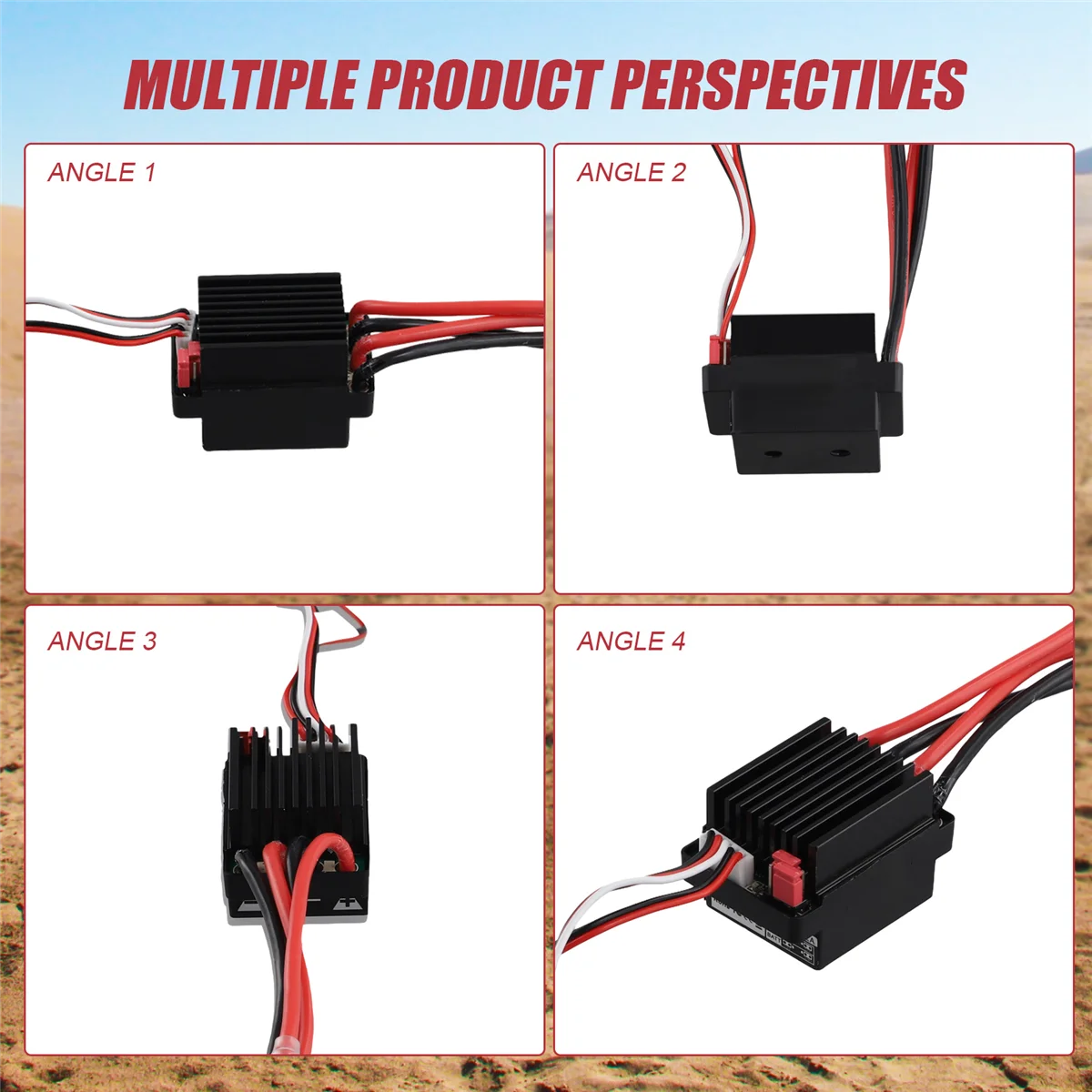 

Modern 320A ESC Brushed Forward Reverse Electric Speed Controller