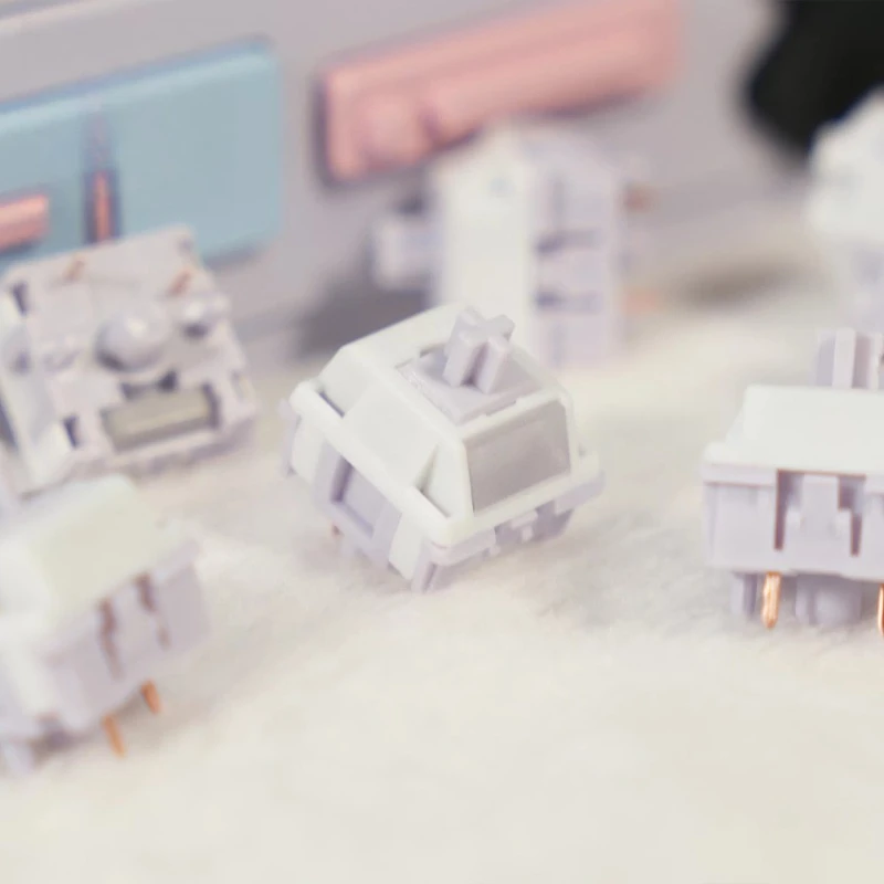 Tender Crisp Switch Customized Nono Switch Smooth Under Light Pressure 32gf Factory Lubed for Mechanical Keyboard Accessories