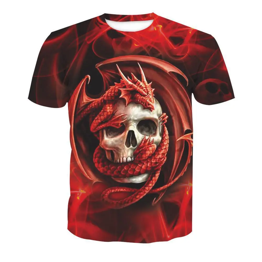 Men's Fashion Casual Couple Digital Printed Loose Top T-shirt Men's and Women's Short Sleeved Shirt Graphic T Shirts Crop Top