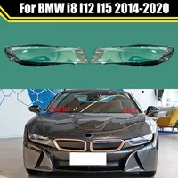 Car Headlight Cover Clear Lens Head Light Lamp Shade For BMW i8 I12 I15 2014-2020 Transparent Lampshade Headlamp Mask Case