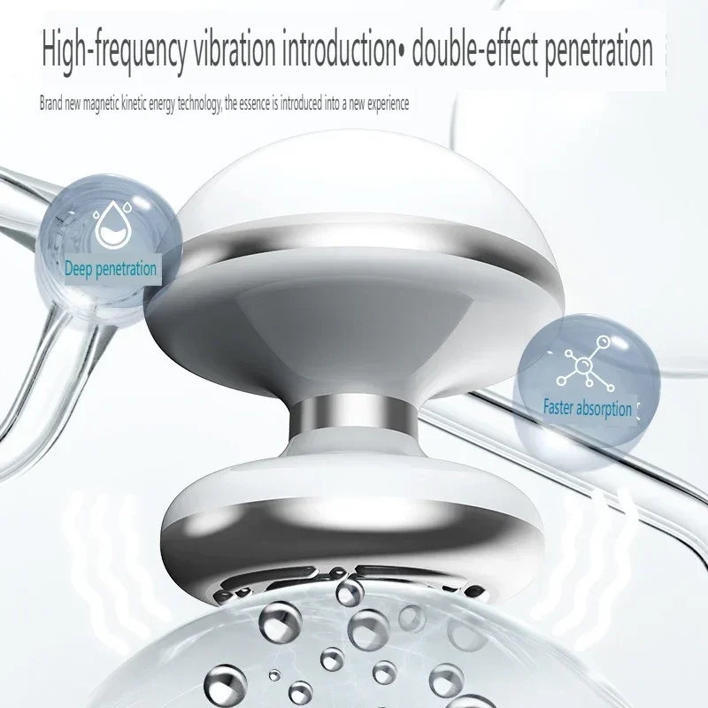 เครื่องนวดหน้าไฟฟ้า อัลตราโซนิก ความถี่สูง สั่นสะเทือนล้ำลึก ทำความสะอาดผิว ฟื้นฟูผิว ดูแลผิวหน้า ใช้แบตเตอรี่ AAA รุ่น ML-051