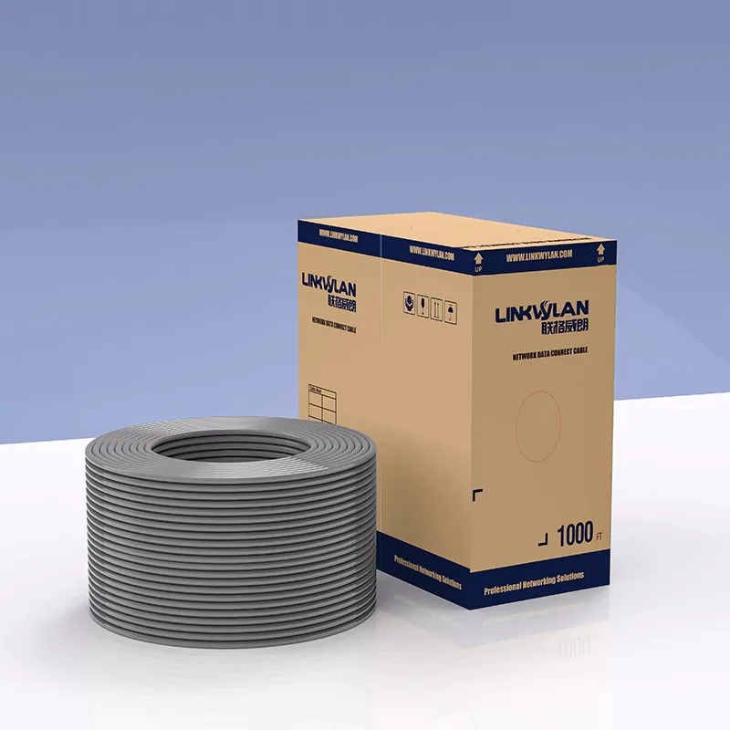 Cat6 Eathernet Cable RJ45 Connector Internet Lan Line Shielded SFTP Networking 4 Twisted Pairs Wire CAT 6 Patch Cabo 26AWG