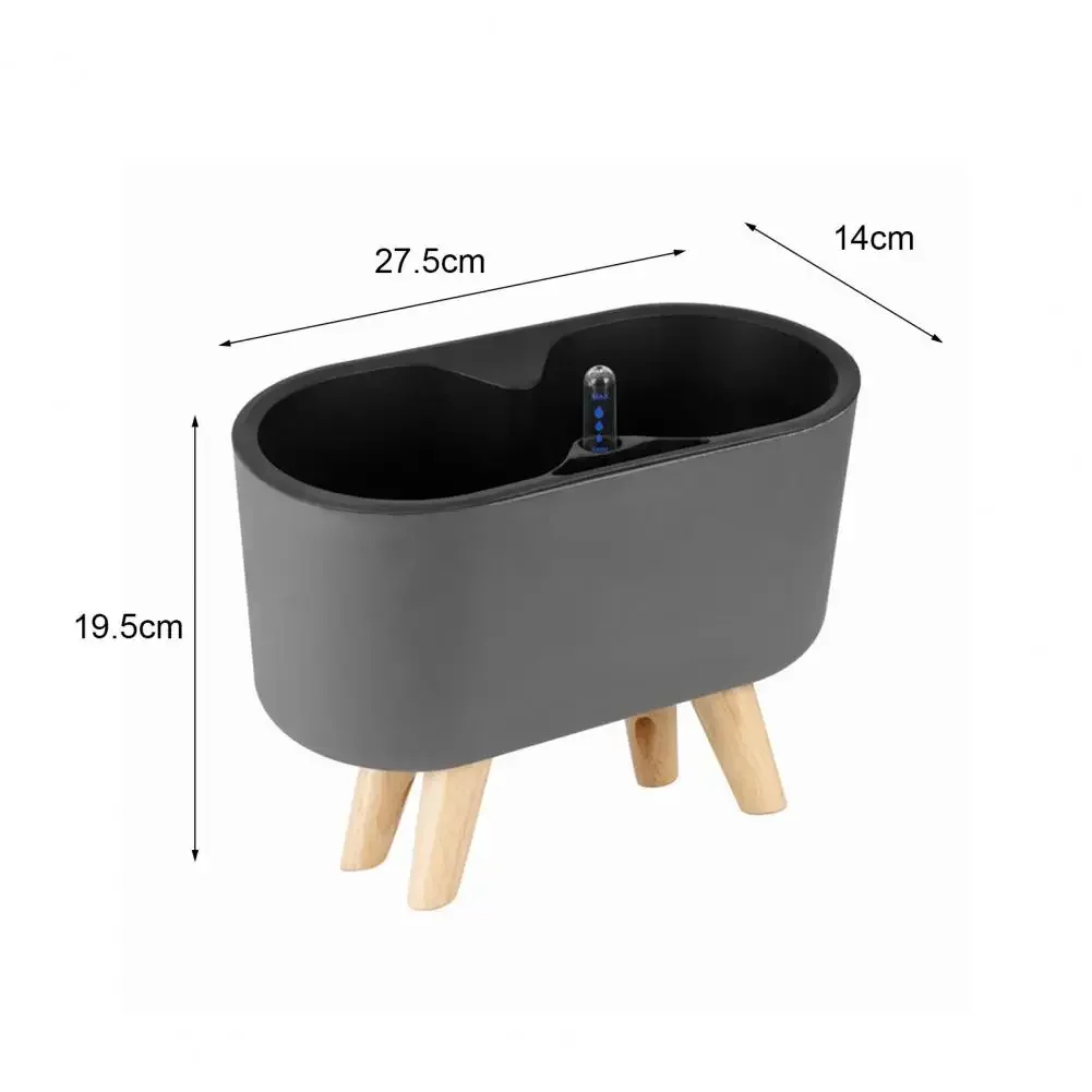水位インジケーター付き自動給水植木鉢二重層取り外し可能な植木鉢プラスチック北欧植物ホルダー庭の装飾