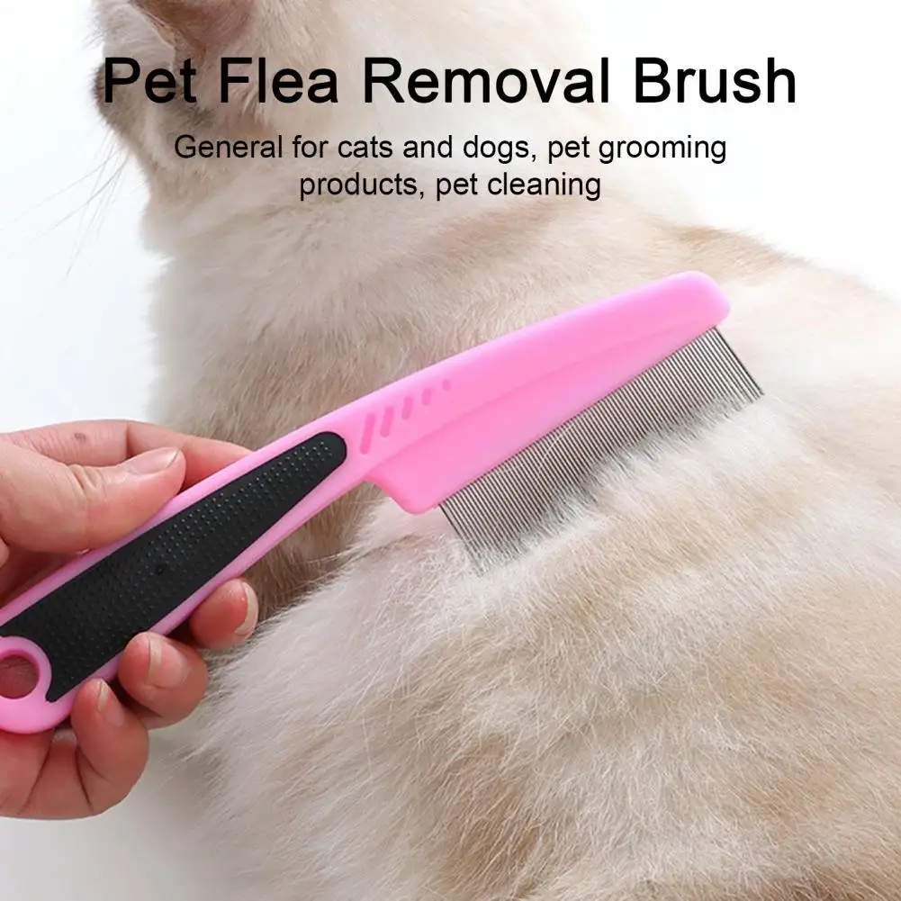 

Pet Comb Pet Tear Stain Remover Dog Grooming Comb Gently Removes Mucus and Crust Small Lice Flea Combs for Dogs Cats Supplies