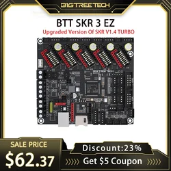 Placa base BIGTREETECH BTT SKR 3 EZ de 32 bits, EZ2209 EZ5160PRO, actualización de controlador UART SKR 2 SKR V1.4TURBO para impresora 3D Ender 3/5 V2