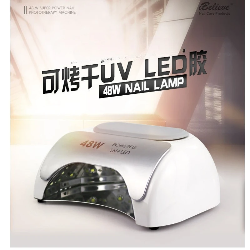 48W manicure lamp baking automatic nail polish sensor dual use