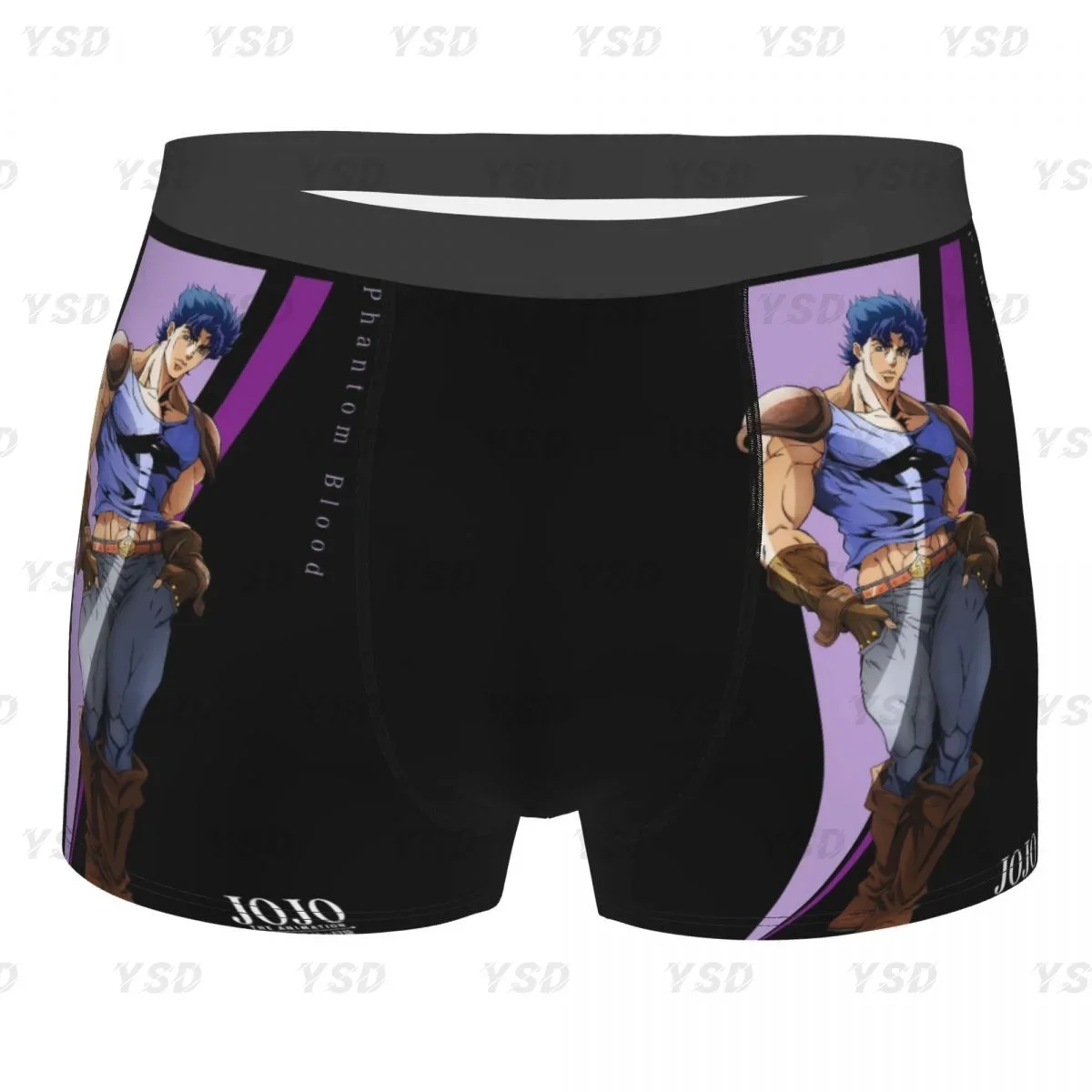 Jojo Bizarre Adventure Men's Boxer Briefs, Highly Breathable Underwear,Top Quality 3D Print Shorts Birthday Gifts