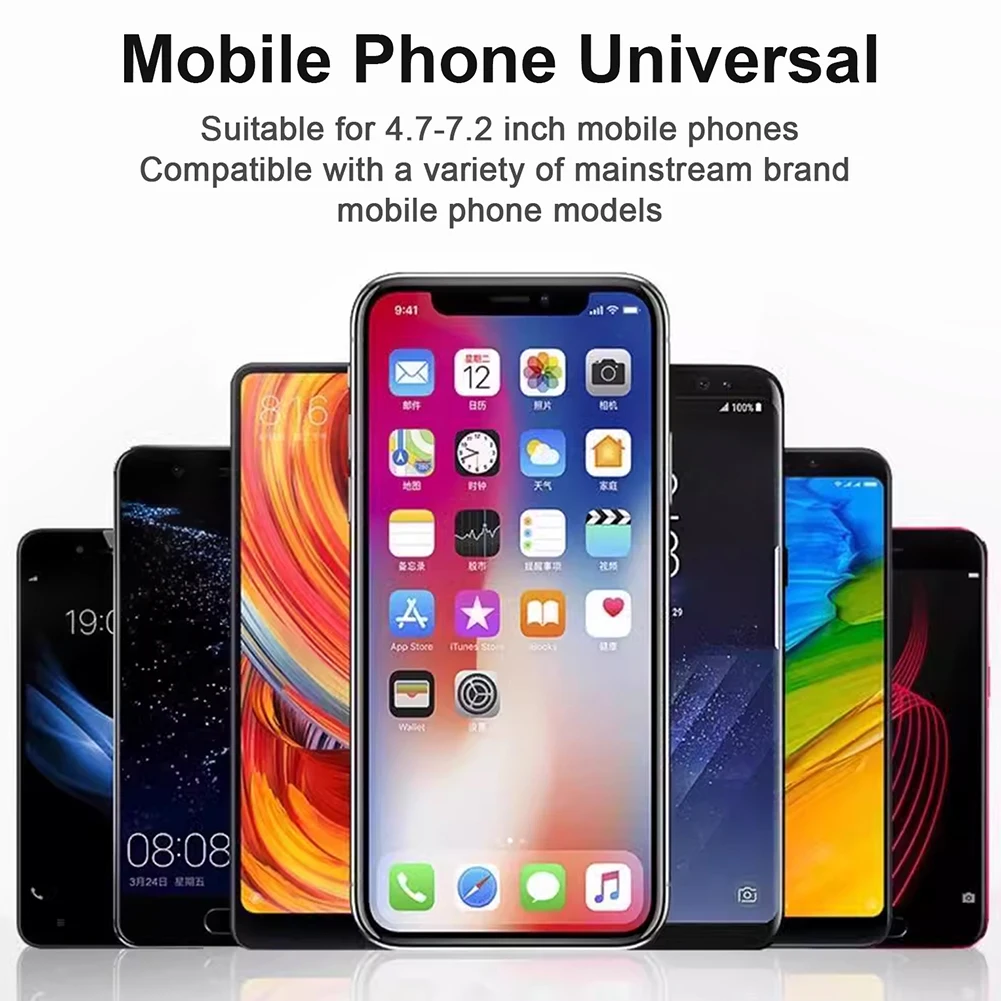 Universal Magnetic Phone Clamp for MagSafe Magnetic Golf Cart Phone Clip for Kitchen Refrigerator Bathroom