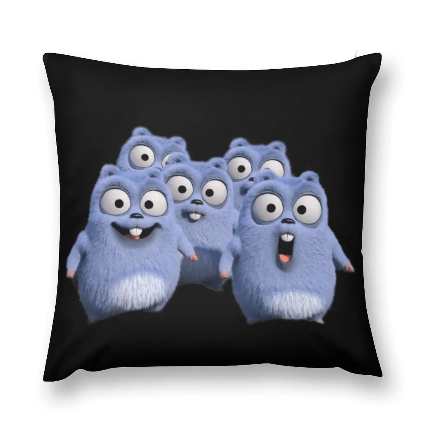 Happy Lemmings Tabodi and Grizzy Throw Pillow christmas pillow case ornamental pillows for living room pillow